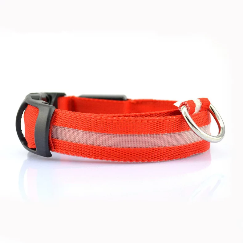 red led dog collar