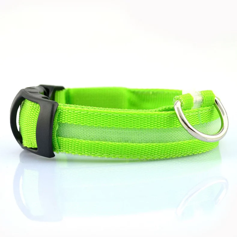 green led dog collar